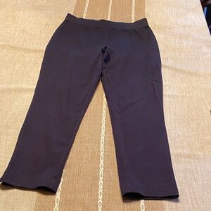 Talbots Navy Straight Leg Yoga Pants
